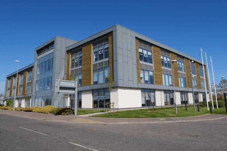 An external view of Penspen's new office in Aberdeen