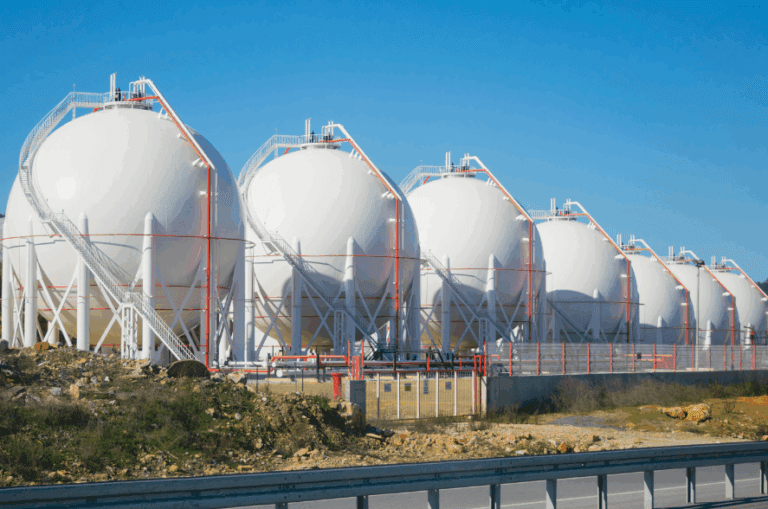 An LNG facility