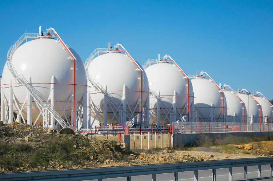 An LNG facility