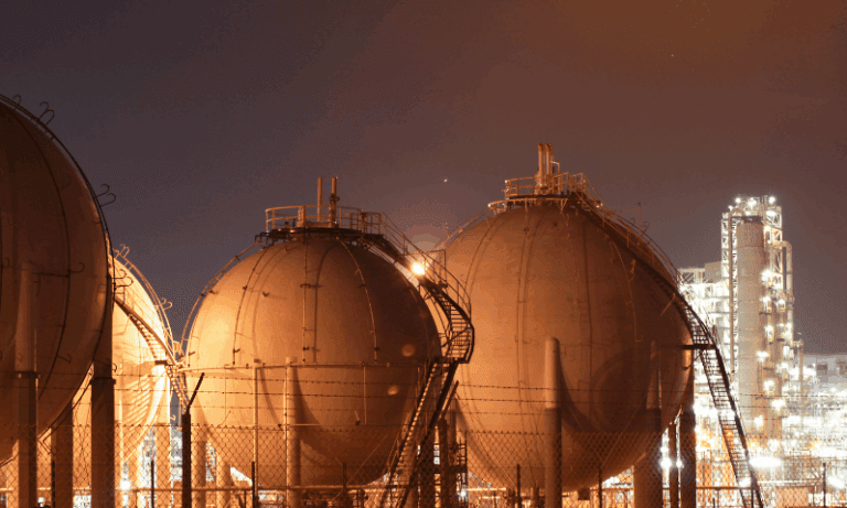 An LNG facility
